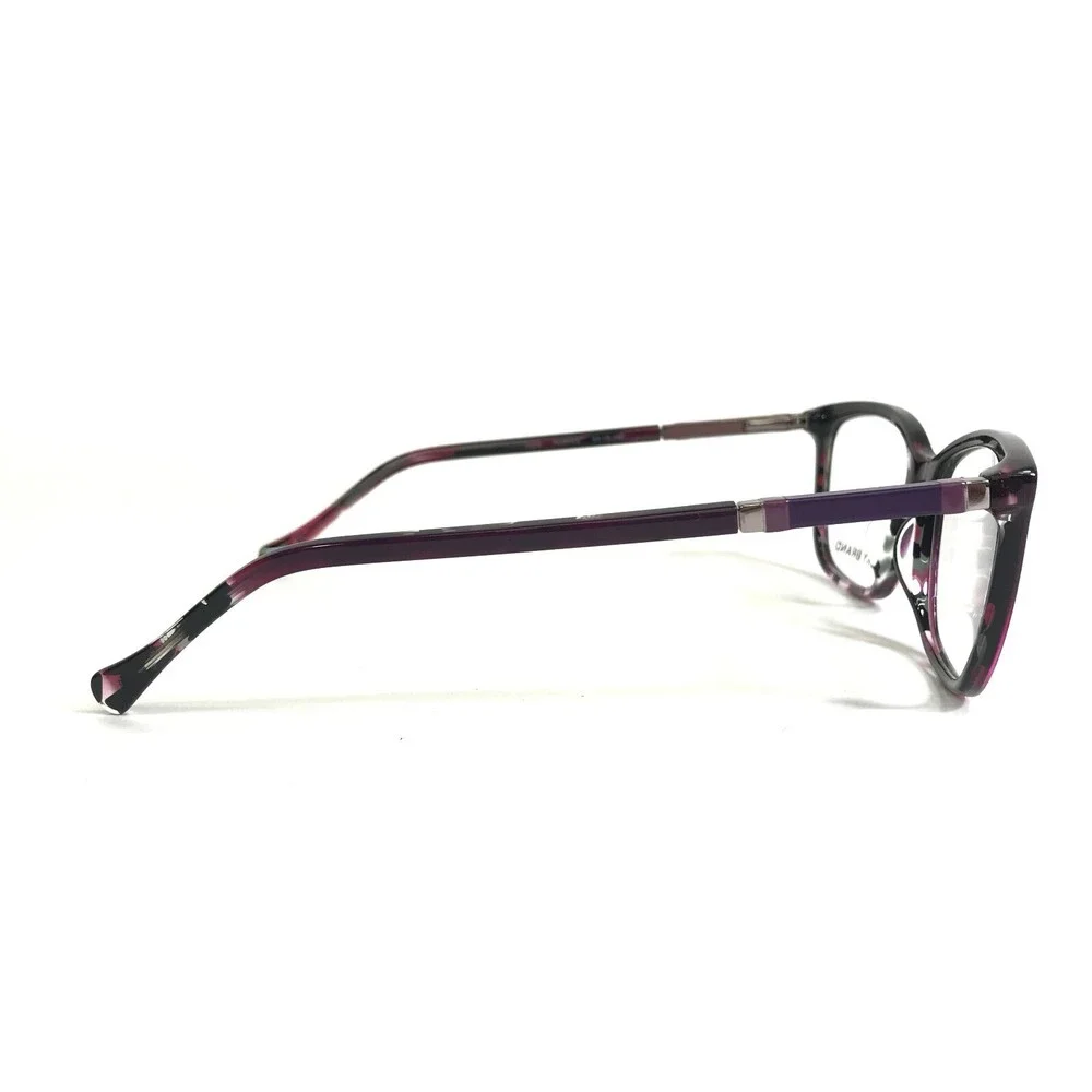 Lucky Brand Eyeglasses Frames D225 PURPLE Tortoise Cat Eye Full Rim 54-16-140